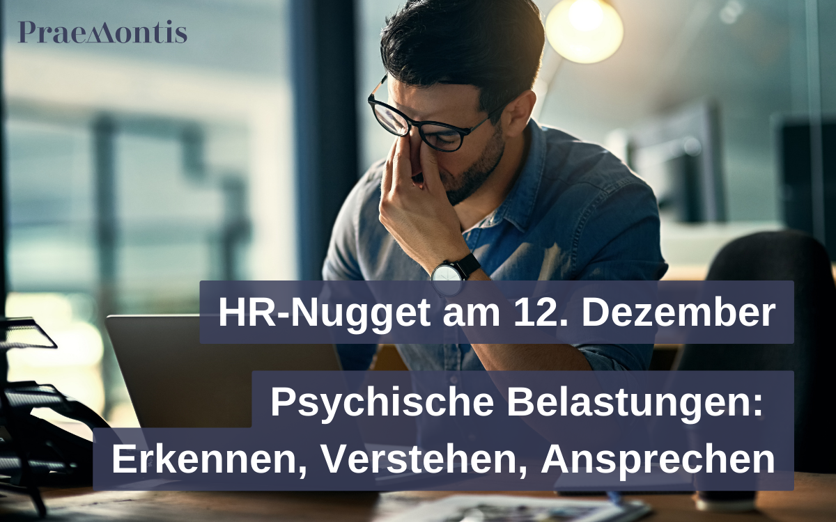 Psychische Belastungen: Erkennen, Verstehen, Ansprechen